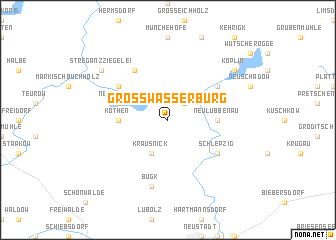 map of Groß Wasserburg