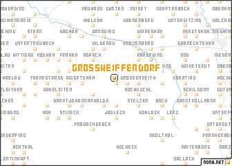 map of Grossweiffendorf