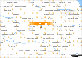 map of Groß Zastrow