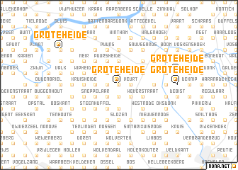 map of Groteheide