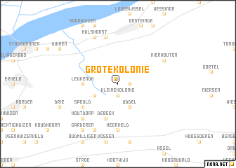 map of Grote Kolonie