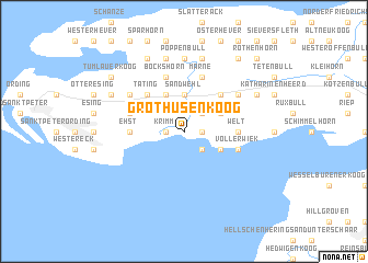 map of Grothusenkoog