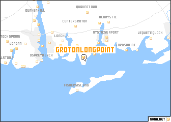map of Groton Long Point