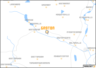 map of Groton