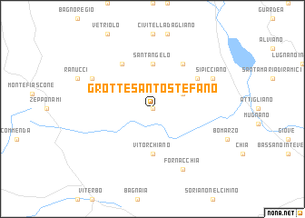 map of Grotte Santo Stefano