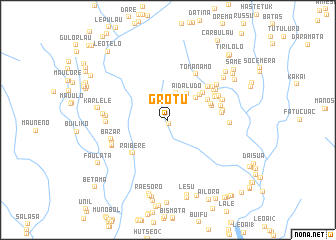 map of Grotu