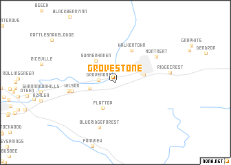 map of Grovestone