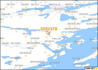 map of Grovsta