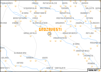 map of Grozăveşti