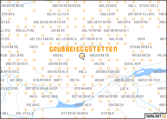 map of Grub bei Eggstetten