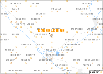 map of Grube Louise