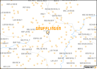 map of Grüfflingen