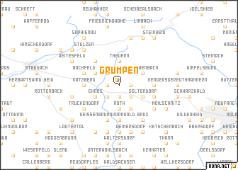 map of Grümpen