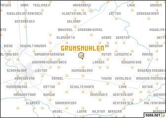 map of Grumsmühlen