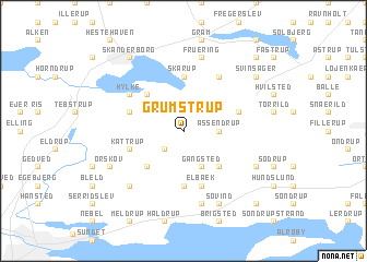 map of Grumstrup