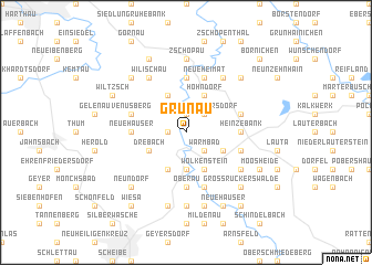map of Grünau