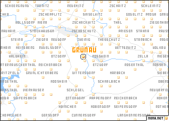 map of Grunau