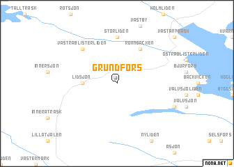 map of Grundfors