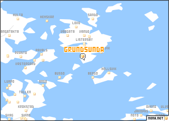 map of Grundsunda