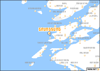 map of Grundsund