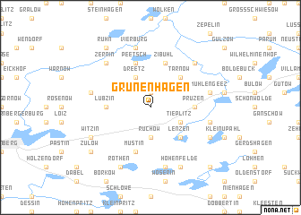 map of Grünenhagen