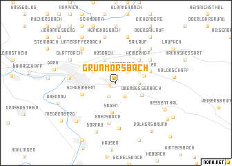 map of Grünmorsbach