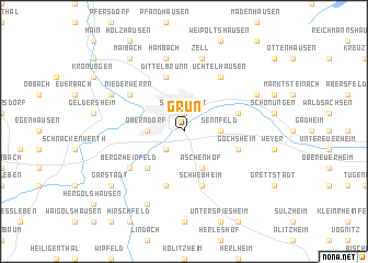 map of Grün