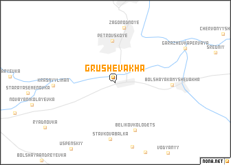 map of Grushevakha