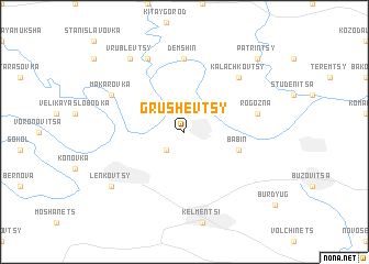 map of Grushevtsy