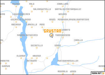 map of Grustán