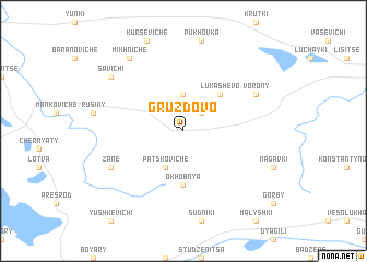 map of Gruzdovo