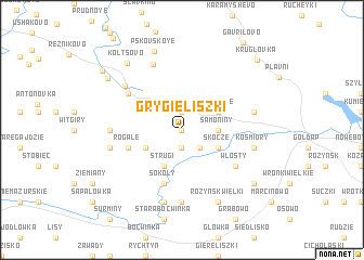 map of Grygieliszki