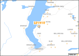 map of Grymyr