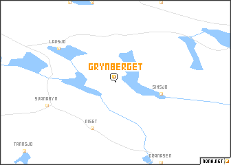 map of Grynberget