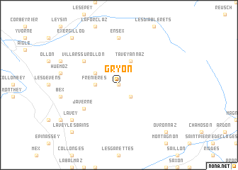 map of Gryon