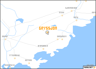 map of Gryssjön