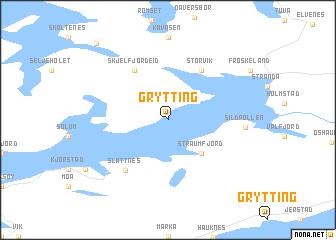 map of Grytting