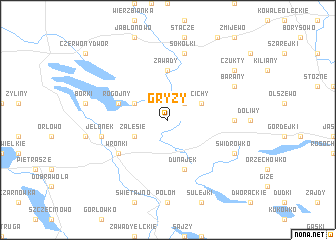 map of Gryzy