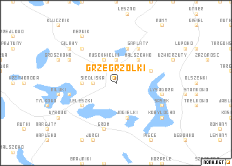 map of Grzegrzółki