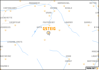 map of Gsteig