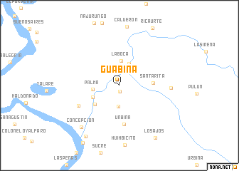 map of Guabina