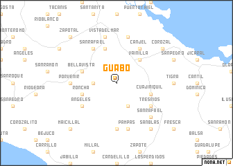 map of Guabo