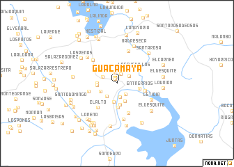 map of Guacamaya