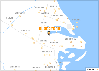 map of Guacayana