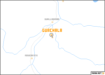 map of Guachalá