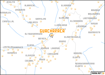 map of Guacharaca