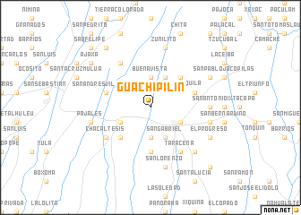 map of Guachipilín