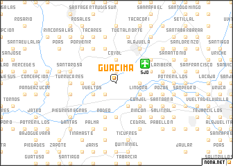 map of Guácima