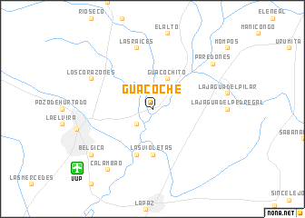 map of Guacoche