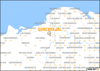 map of Guaconejal